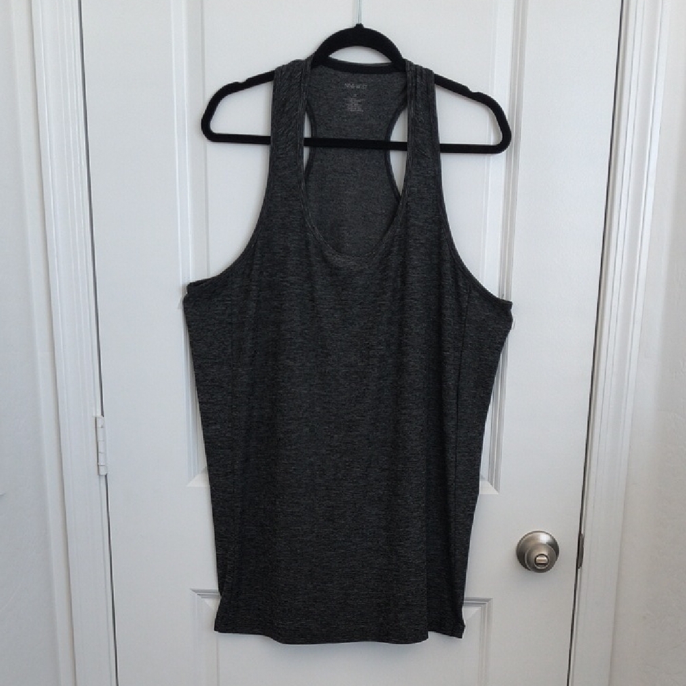 Nine West Women's Black & Gray Tank Top Plus 3X